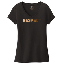 Load image into Gallery viewer, "Respect" women's v-neck