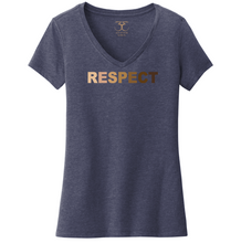 Load image into Gallery viewer, "Respect" women's v-neck