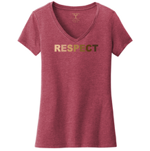 Load image into Gallery viewer, "Respect" women's v-neck